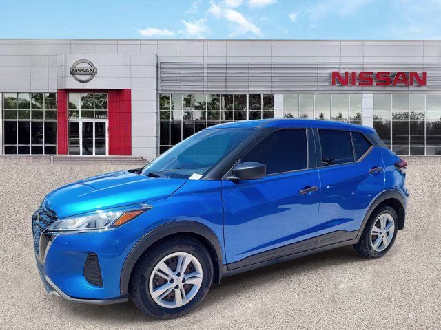 2022 Electric Blue Metallic Nissan Kicks S FWD SUV