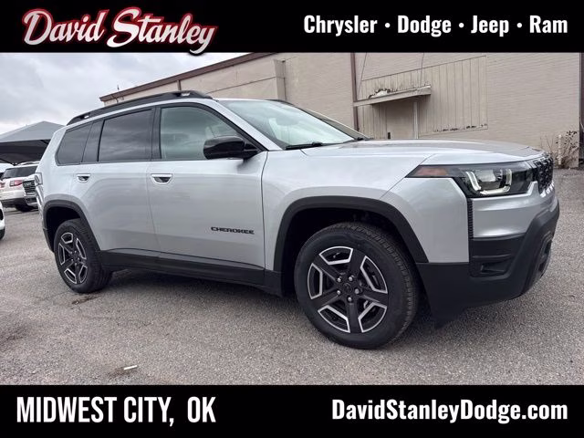 2026 Silver Jeep Cherokee Limited 4X4 SUV