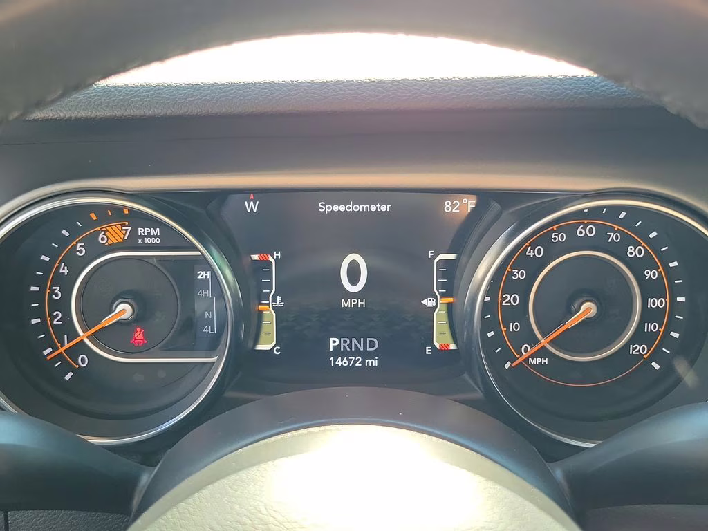 2021 Bright White Clearcoat Jeep Wrangler Willys 4X4 SUV