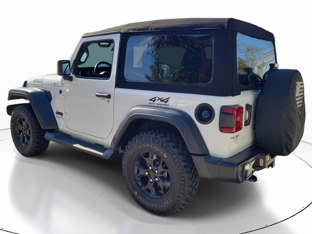 2021 Bright White Clearcoat Jeep Wrangler Willys 4X4 SUV