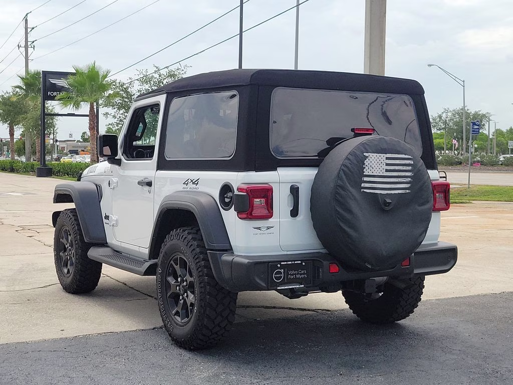 2021 Bright White Clearcoat Jeep Wrangler Willys 4X4 SUV