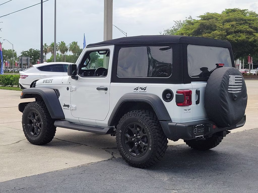 2021 Bright White Clearcoat Jeep Wrangler Willys 4X4 SUV
