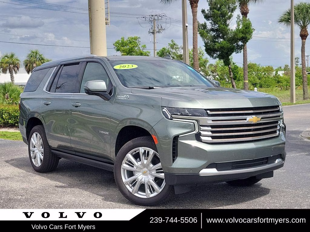 2023 Silver Sage Metallic Chevrolet Tahoe High Country 4X4 SUV