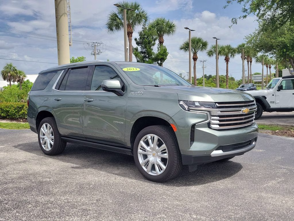 2023 Silver Sage Metallic Chevrolet Tahoe High Country 4X4 SUV