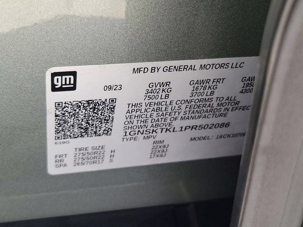 2023 Silver Sage Metallic Chevrolet Tahoe High Country 4X4 SUV