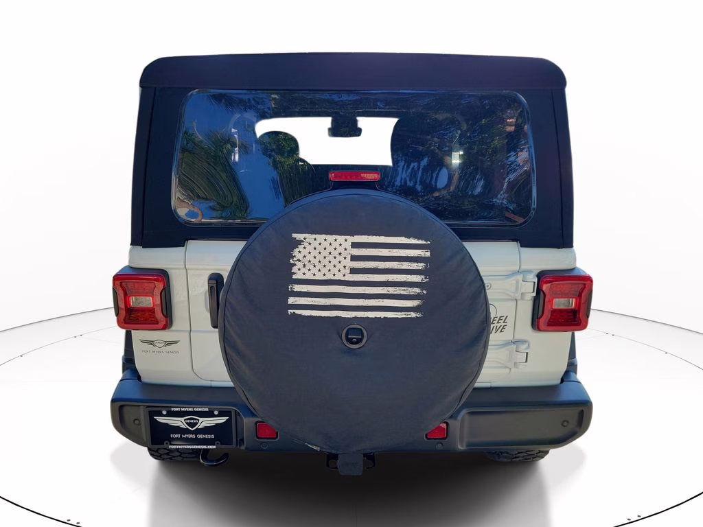 2021 Bright White Clearcoat Jeep Wrangler Willys 4X4 SUV