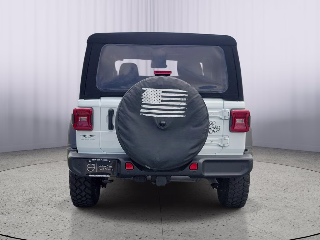 2021 Bright White Clearcoat Jeep Wrangler Willys 4X4 SUV