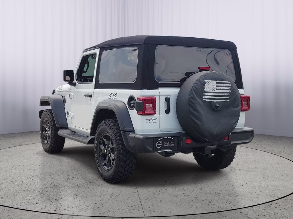 2021 Bright White Clearcoat Jeep Wrangler Willys 4X4 SUV
