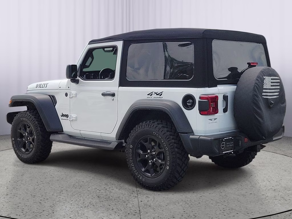 2021 Bright White Clearcoat Jeep Wrangler Willys 4X4 SUV
