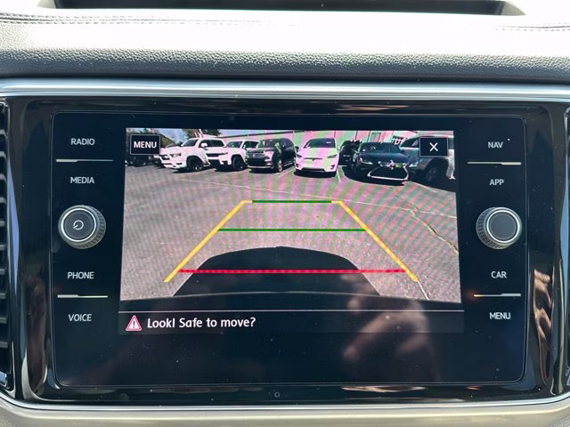 2019 Deep Black Volkswagen Atlas 3.6L V6 SEL R-Line AWD SUV