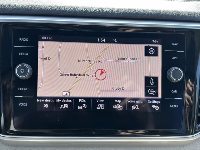 2019 Deep Black Volkswagen Atlas 3.6L V6 SEL R-Line AWD SUV