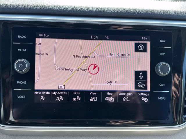 2019 Deep Black Volkswagen Atlas 3.6L V6 SEL R-Line AWD SUV