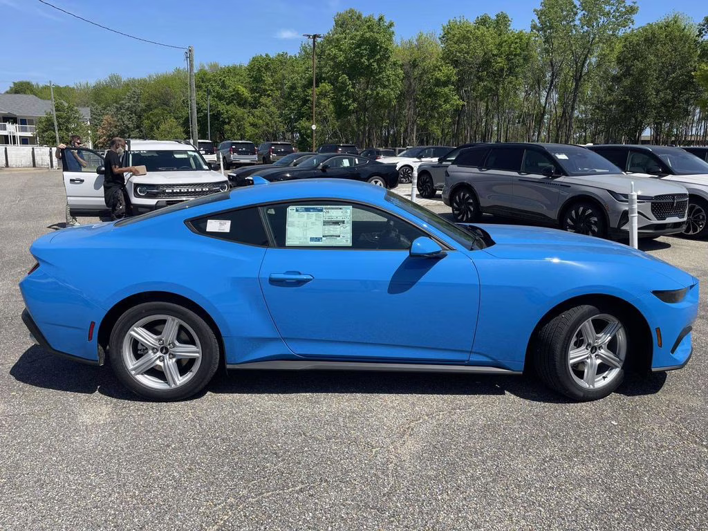 2026 Grabber Blue Ford Mustang EcoBoost RWD Coupe