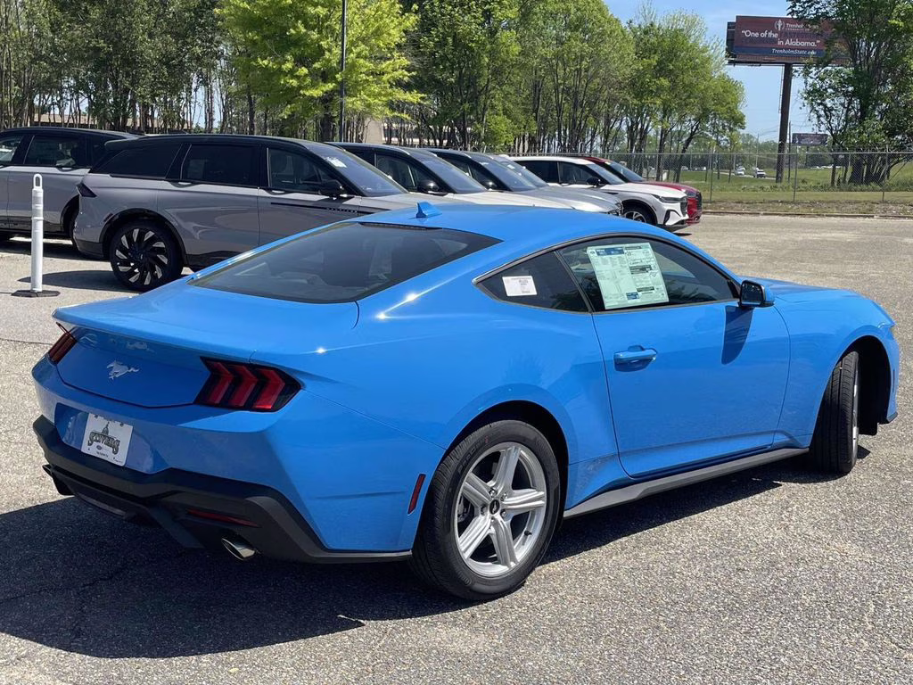 2026 Grabber Blue Ford Mustang EcoBoost RWD Coupe