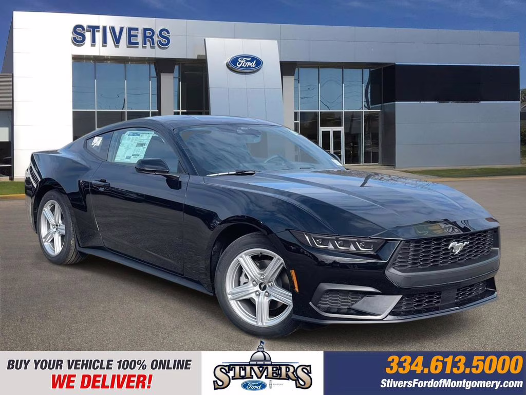 2026 Shadow Black Ford Mustang EcoBoost RWD Coupe