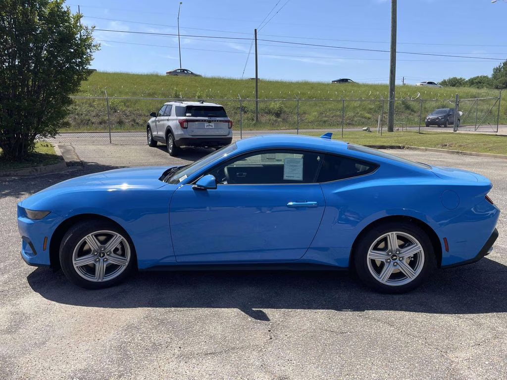 2026 Grabber Blue Ford Mustang EcoBoost RWD Coupe