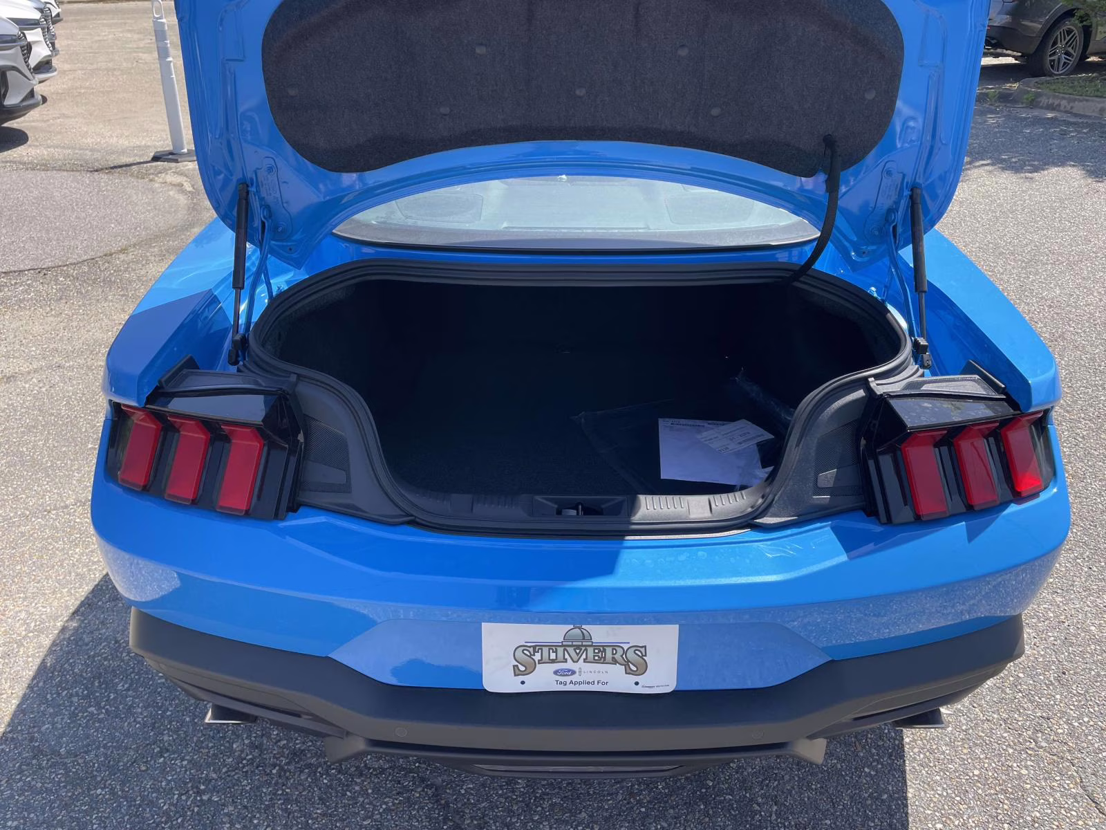 2026 Grabber Blue Ford Mustang EcoBoost RWD Coupe
