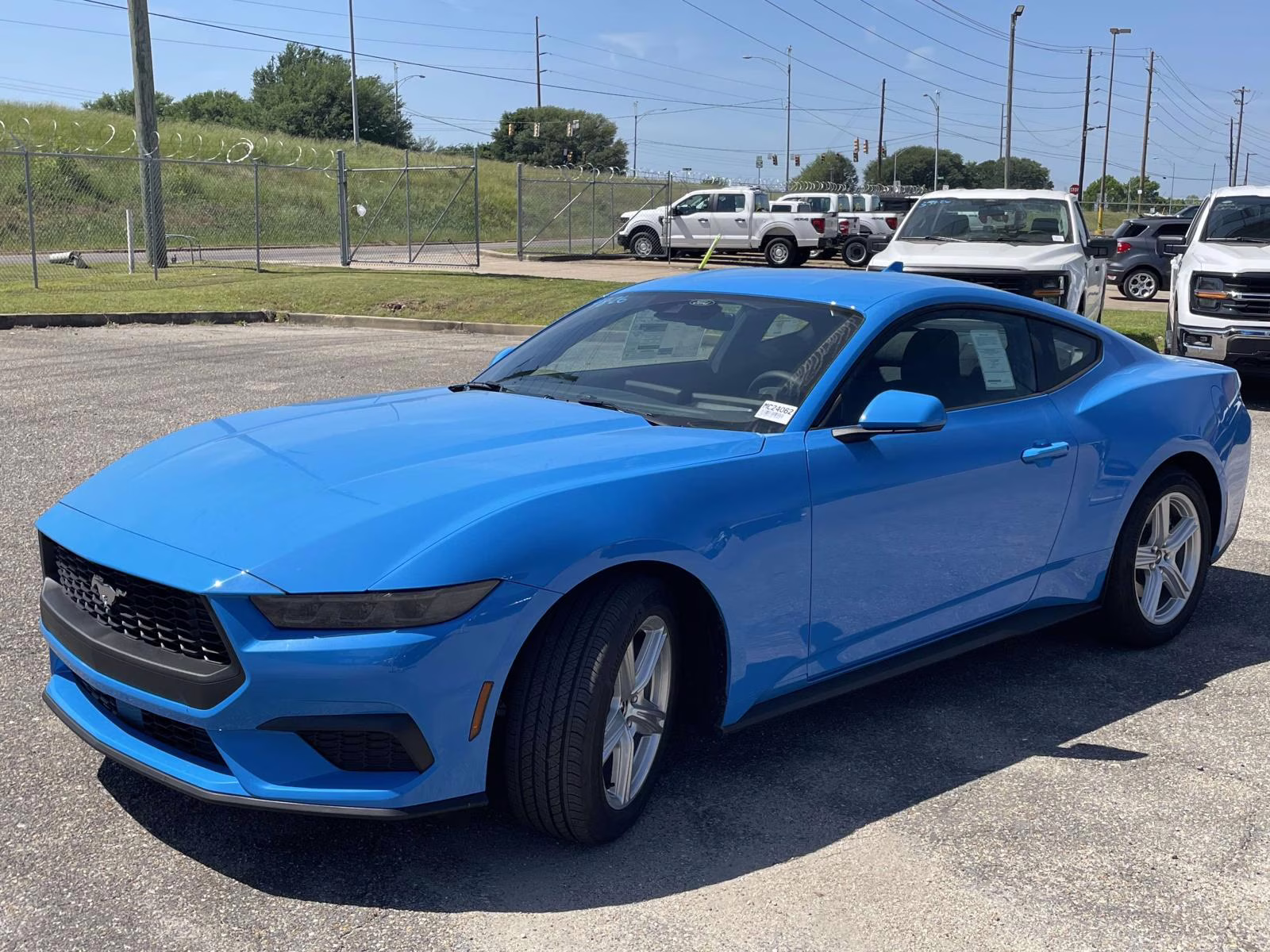 2026 Grabber Blue Ford Mustang EcoBoost RWD Coupe