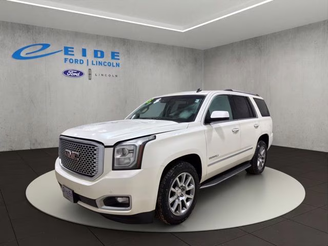 2015 White Diamond Tricoat GMC Yukon Denali 4X4 SUV