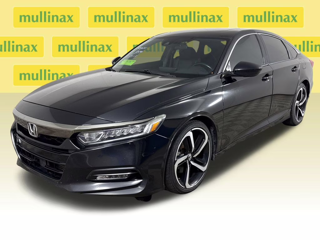 2018 Crystal Black Pearl Honda Accord Sport 2.0T FWD Sedan