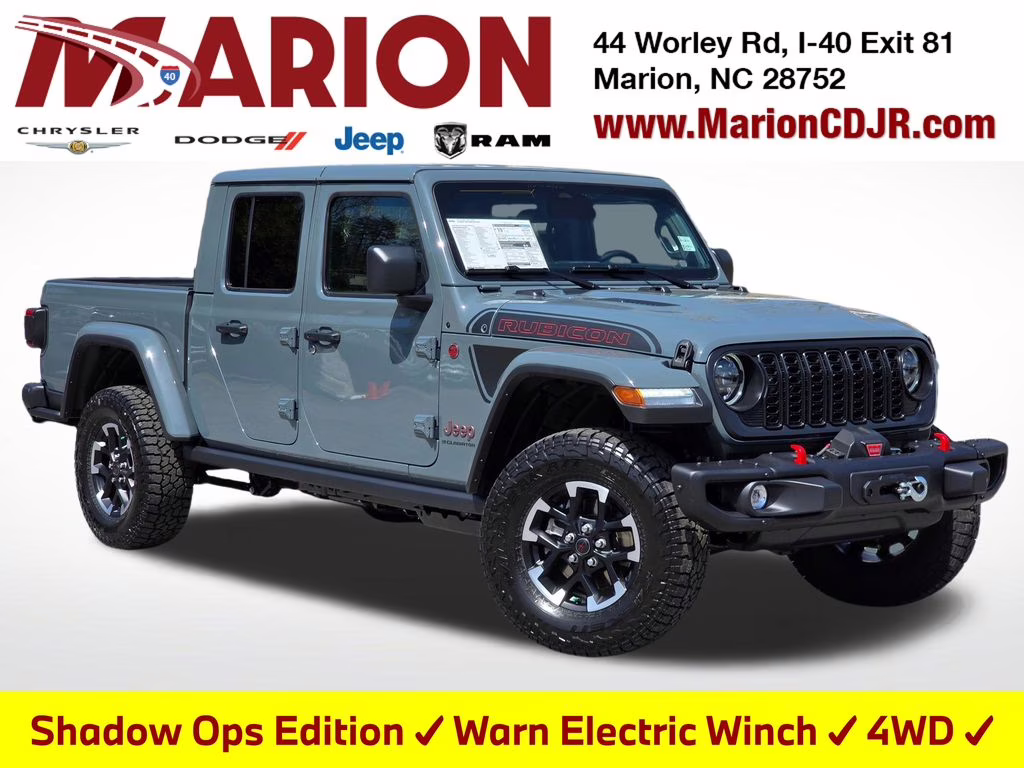 2026 Anvil Clearcoat Jeep Gladiator Rubicon 4X4 Truck