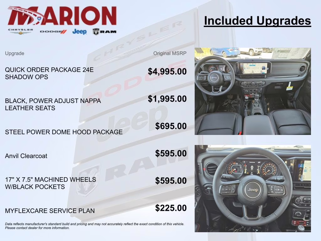 2026 Anvil Clearcoat Jeep Gladiator Rubicon 4X4 Truck