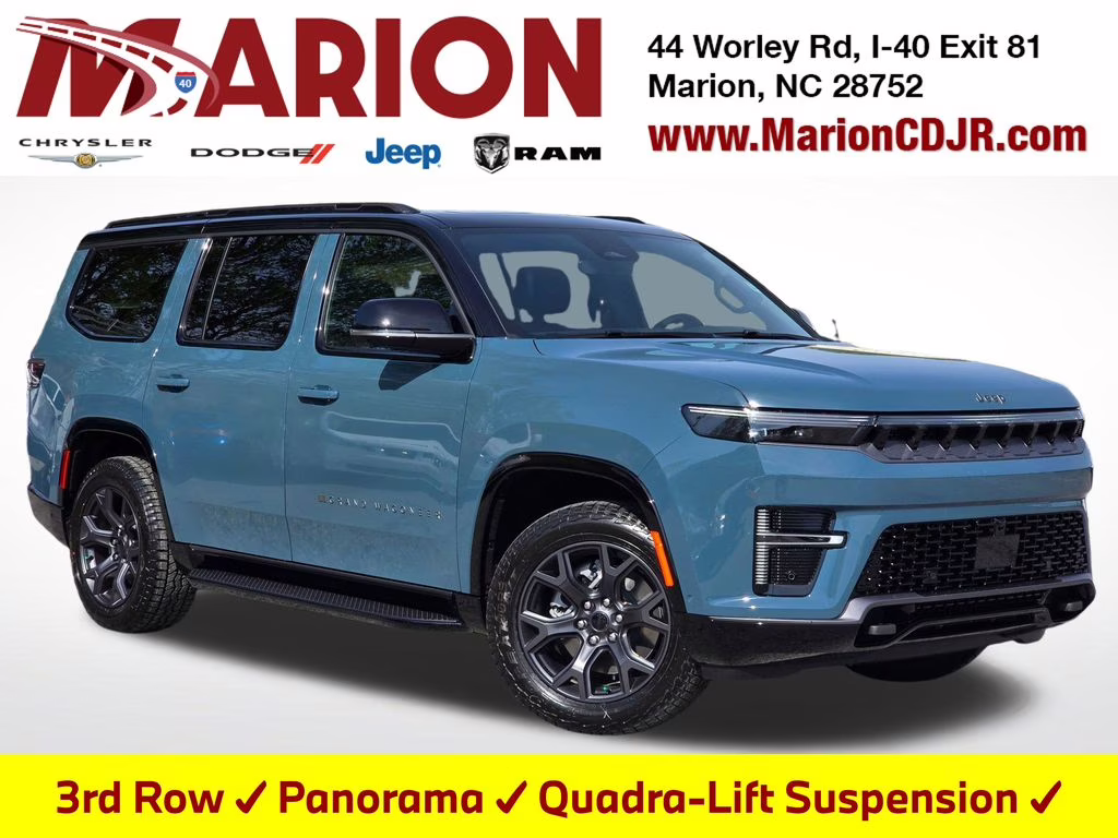 2026 Steel Blue Jeep Grand Wagoneer Upland 4X4 SUV