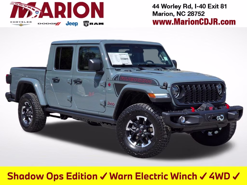 2026 Anvil Clearcoat Jeep Gladiator Rubicon 4X4 Truck