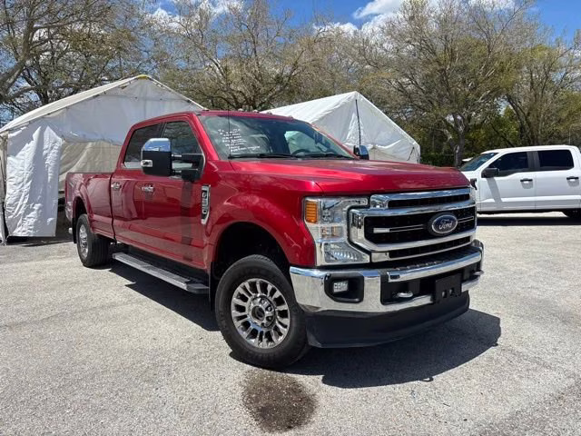 2020 Red Metallic Ford Super Duty F-250 SRW Lariat 4X4 Truck