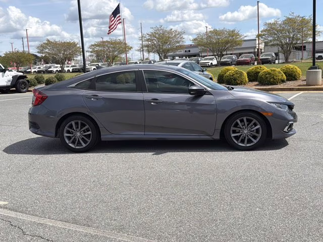 2021 Modern Steel Metallic Honda Civic Sedan EX FWD Sedan