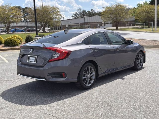 2021 Modern Steel Metallic Honda Civic Sedan EX FWD Sedan