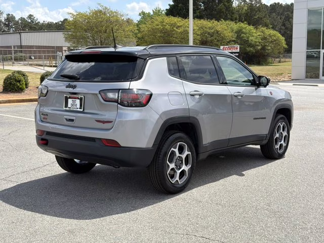 2022 Billet Silver Metallic Clearcoat Jeep Compass Trailhawk 4X4 SUV