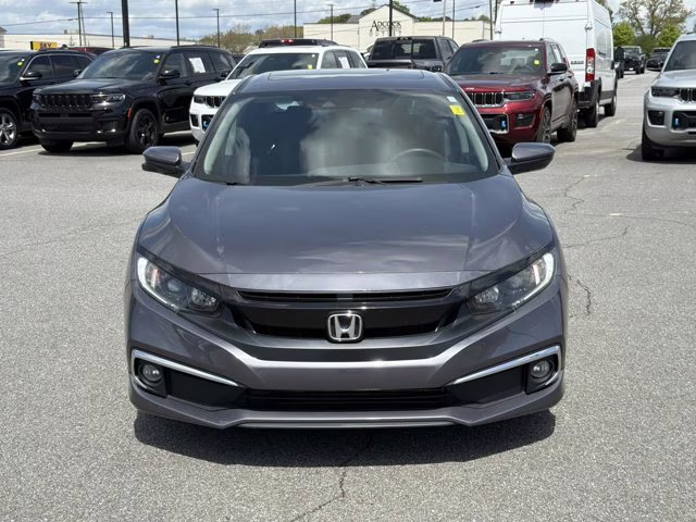 2021 Modern Steel Metallic Honda Civic Sedan EX FWD Sedan