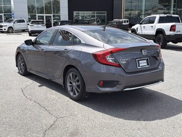 2021 Modern Steel Metallic Honda Civic Sedan EX FWD Sedan