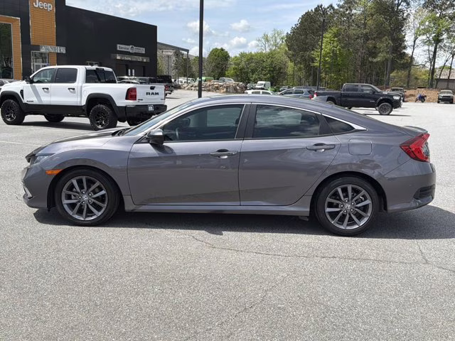 2021 Modern Steel Metallic Honda Civic Sedan EX FWD Sedan