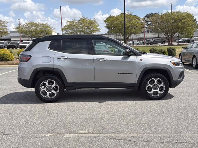 2022 Billet Silver Metallic Clearcoat Jeep Compass Trailhawk 4X4 SUV