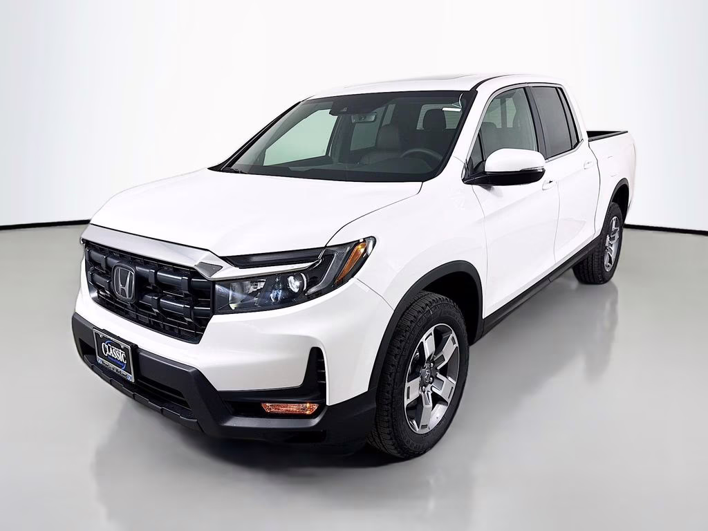 2026 Platinum White Pearl Honda Ridgeline RTL AWD Truck