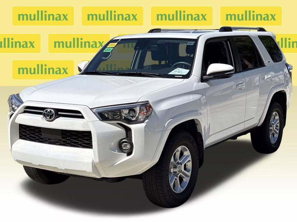 2022 White Toyota 4Runner SR5 Premium 4X4 SUV