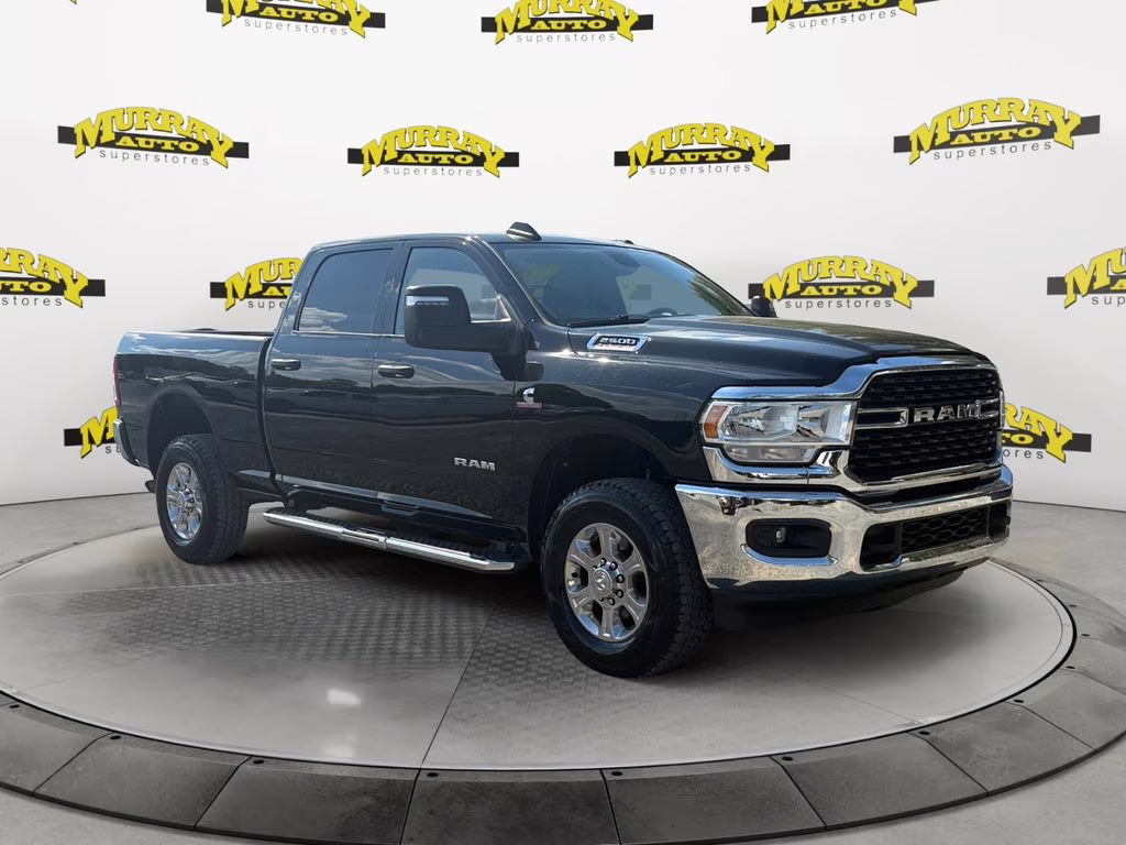 2024 Diamond Black Crystal Pearlcoat Ram 2500 Big Horn 4X4 Truck