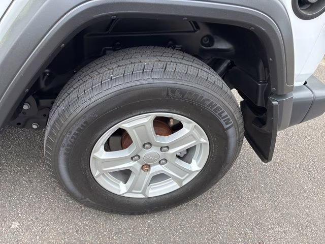 2020 Bright White Clearcoat Jeep Wrangler Unlimited Sport S 4X4 SUV