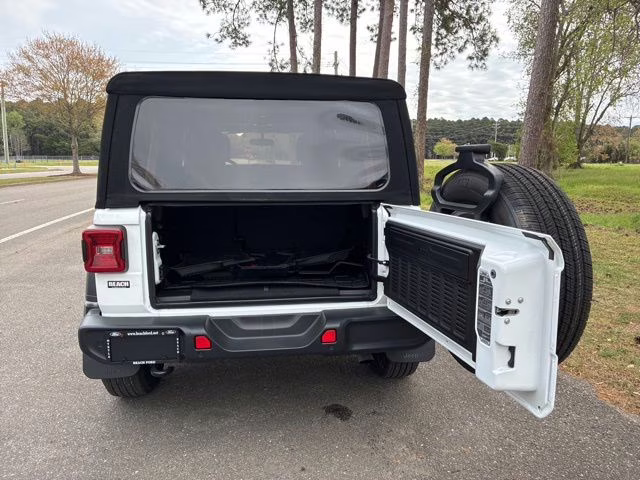 2020 Bright White Clearcoat Jeep Wrangler Unlimited Sport S 4X4 SUV