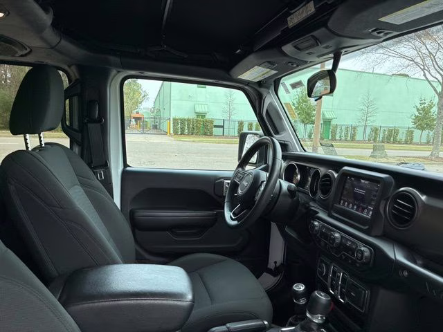 2020 Bright White Clearcoat Jeep Wrangler Unlimited Sport S 4X4 SUV