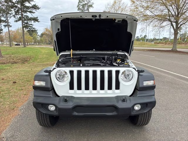 2020 Bright White Clearcoat Jeep Wrangler Unlimited Sport S 4X4 SUV