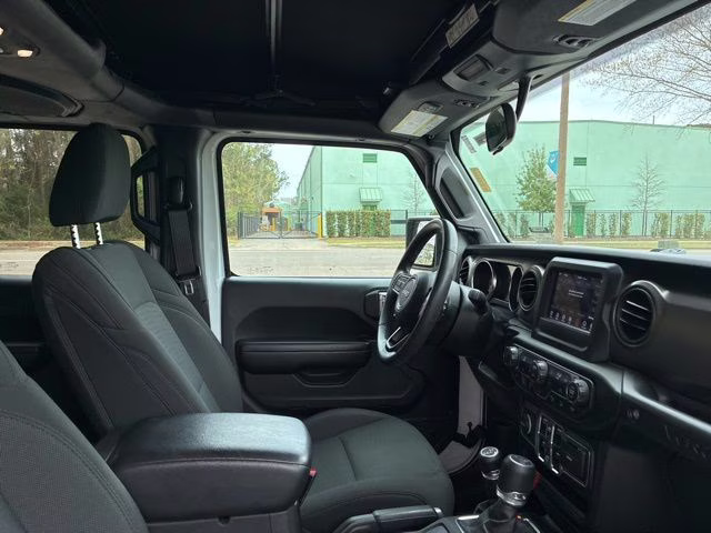 2020 Bright White Clearcoat Jeep Wrangler Unlimited Sport S 4X4 SUV