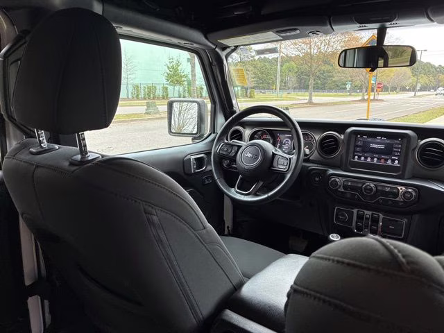 2020 Bright White Clearcoat Jeep Wrangler Unlimited Sport S 4X4 SUV