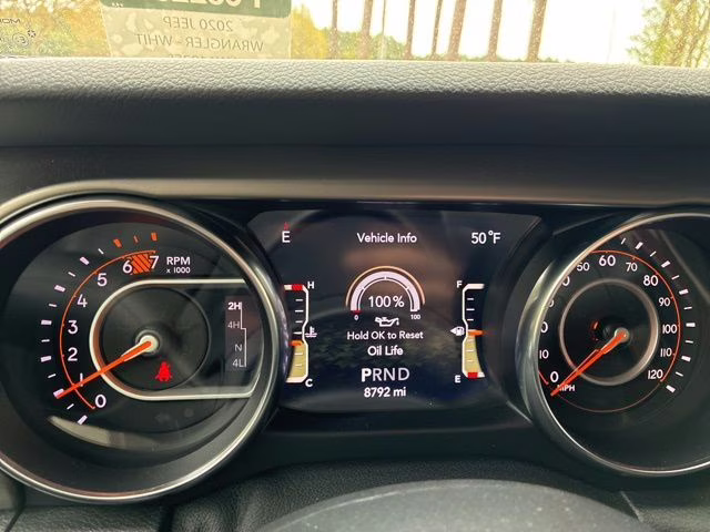 2020 Bright White Clearcoat Jeep Wrangler Unlimited Sport S 4X4 SUV