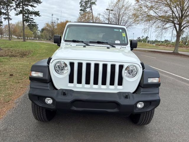 2020 Bright White Clearcoat Jeep Wrangler Unlimited Sport S 4X4 SUV