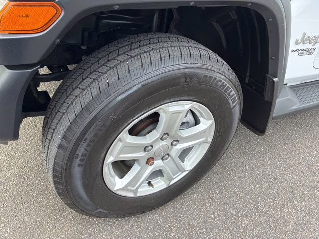 2020 Bright White Clearcoat Jeep Wrangler Unlimited Sport S 4X4 SUV