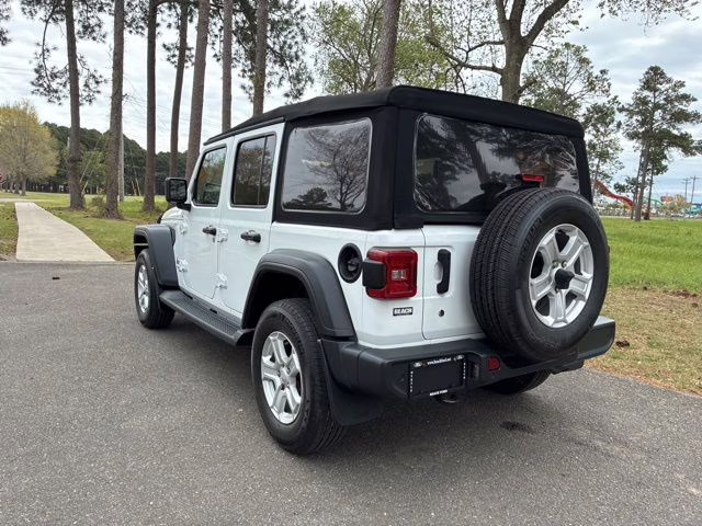 2020 Bright White Clearcoat Jeep Wrangler Unlimited Sport S 4X4 SUV
