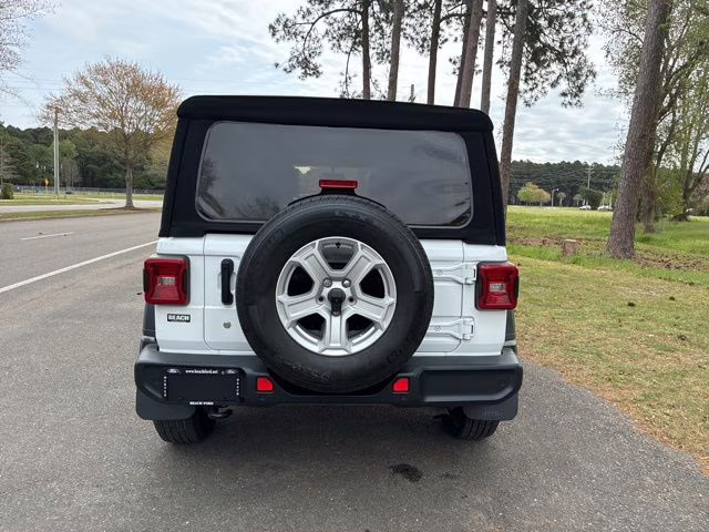 2020 Bright White Clearcoat Jeep Wrangler Unlimited Sport S 4X4 SUV